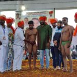 Wrestlers attended the Wrestling Competition after Ayur Matam Marma Chikitsa.