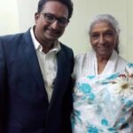 Dr. Manu Menon with The Nightingale of South India Smt S. Janaki Amma
